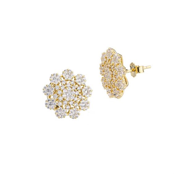 Orecchini Bottega Boccadamo Donna in Argento Zircone BOR194D - BOR194D